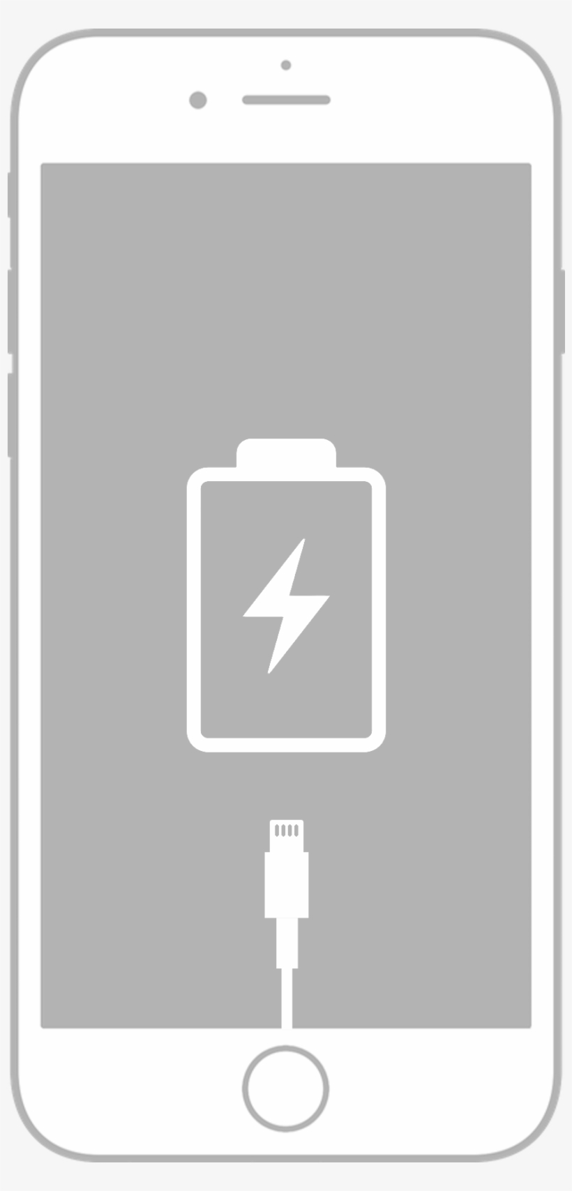 Battery - Iphone 7, transparent png