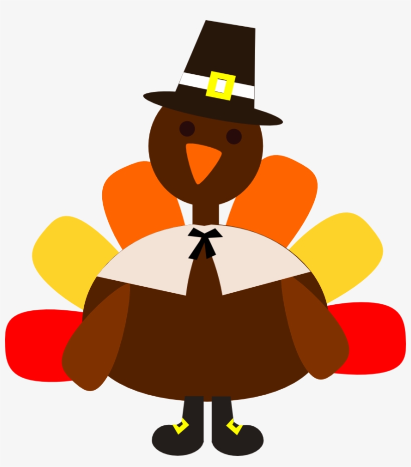 Free Download Cartoon Turkey Silhouette Clipart Turkey - Thanksgiving Hat Clipart Svg, transparent png