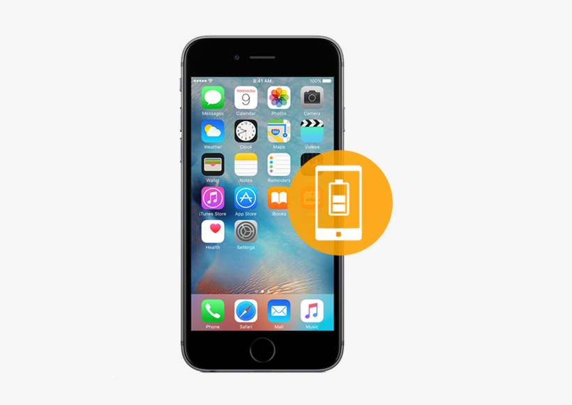 Iphone6s Battery - Iphone 6 Silicone Case Yellow, transparent png