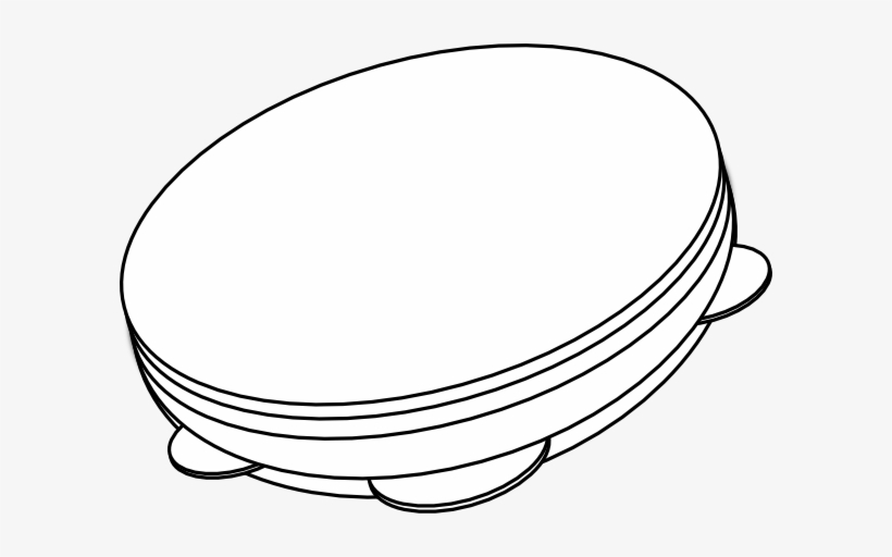 Outline - Pandeiro, transparent png
