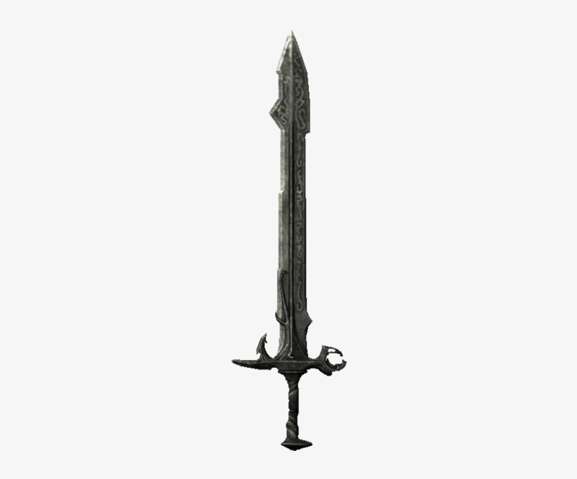 Sr Icon Weapon Nordherosword - Ancient Nord Sword Skyrim Prop, transparent png