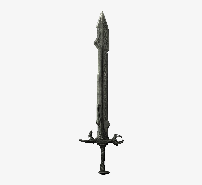 Weapons To Go With Dragonscale Armor - Ancient Nord Sword Skyrim Prop, transparent png