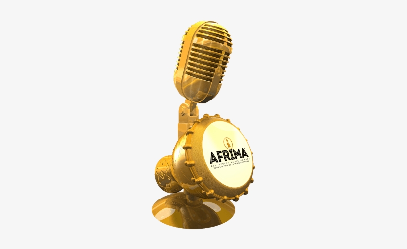 Gold Plated Afrima Trophy - Afrima 2018, transparent png