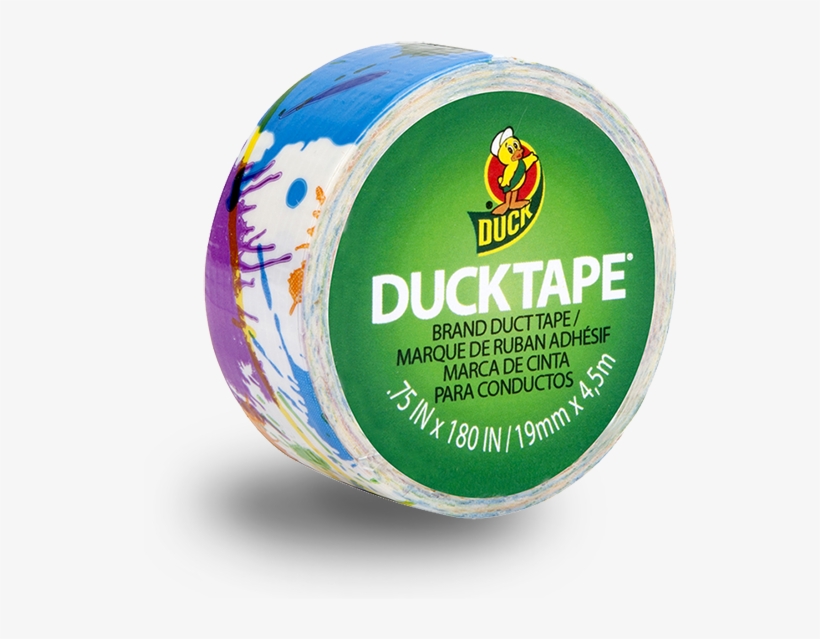 Duck Tape , Paint Splatter - Duck Duck Tape, transparent png