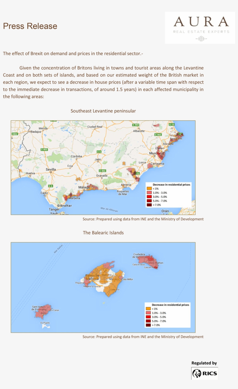 Impact On The Spanish Residential Market July - Map, transparent png