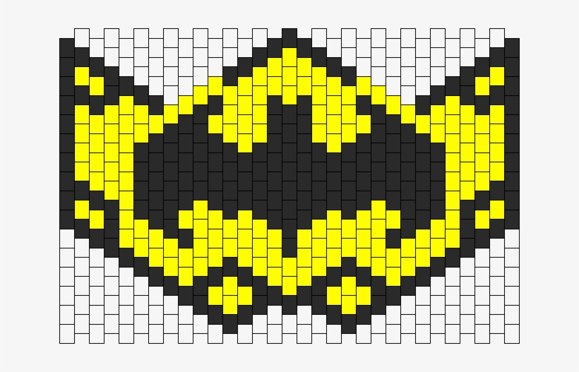 Batman Full Face Mask Bead Pattern - Alton Towers, transparent png