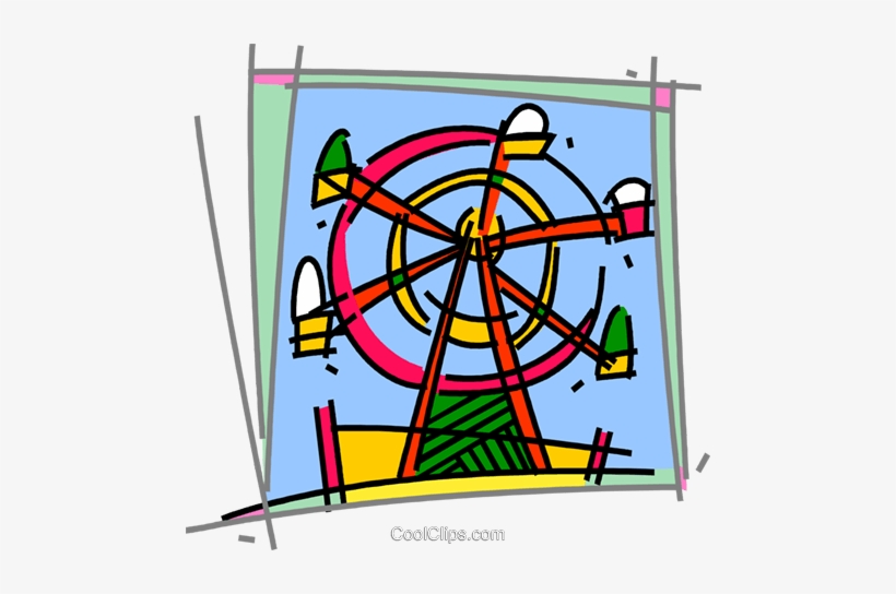 Ferris Wheel Clipart Png Ferris Wheels Royalty Free - Ferris Wheel Clip Art, transparent png