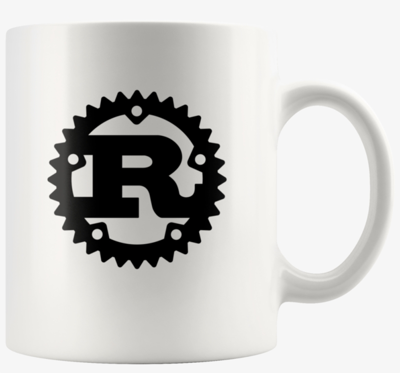 Rust Logo 11oz Coffee Mug / Cup - Rust Language T Shirt, transparent png