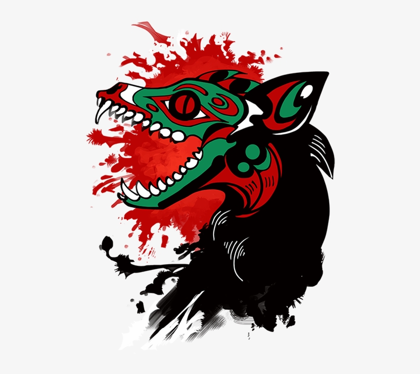 Wolfskullweb, transparent png
