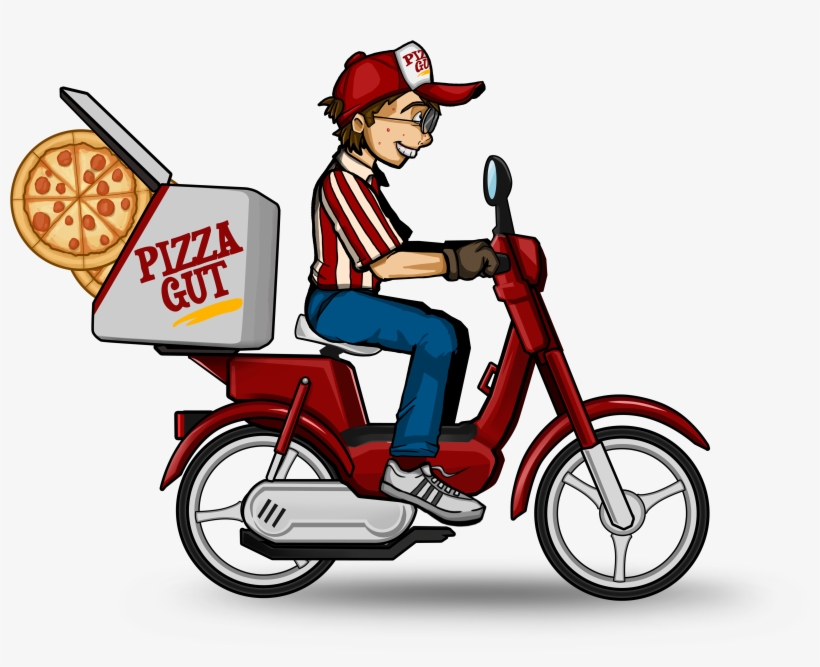 Published September 29, 2014 At 5000 × 3332 In - Pizza Delivery Bike Png, transparent png