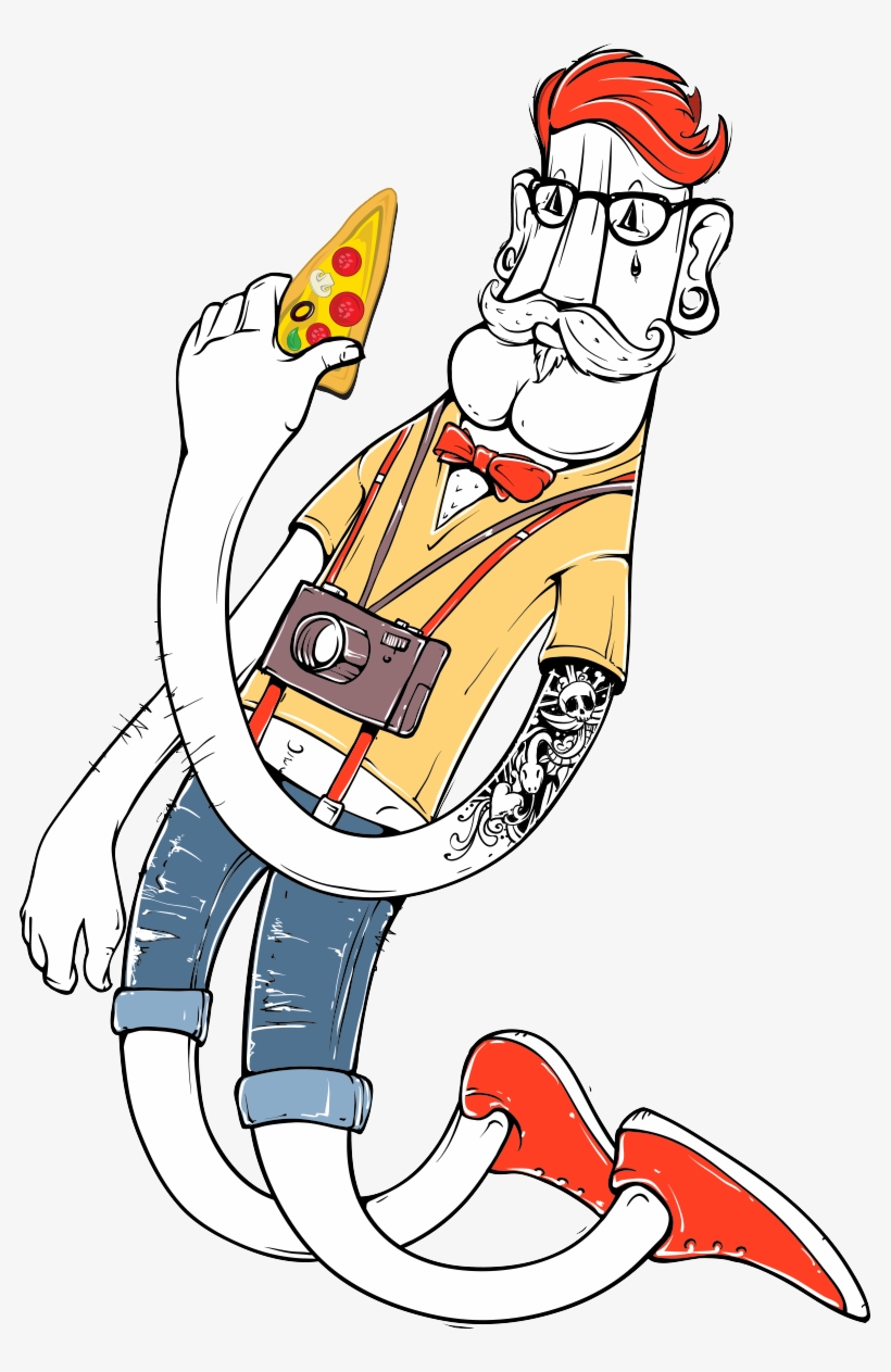 Their Combined Love Of The Area And Food Led Them On - Vector Graphics, transparent png