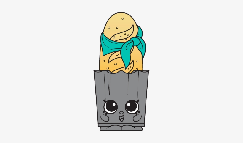 Black And White Library Shopkins Babette A Common - Cartoon, transparent png