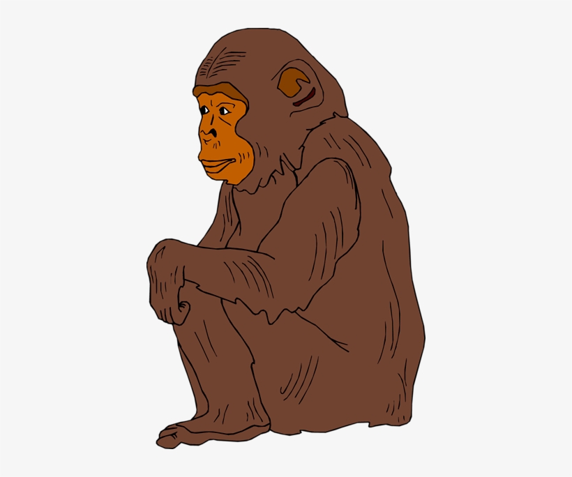 Chimp Cliparts - Ape Clipart, transparent png