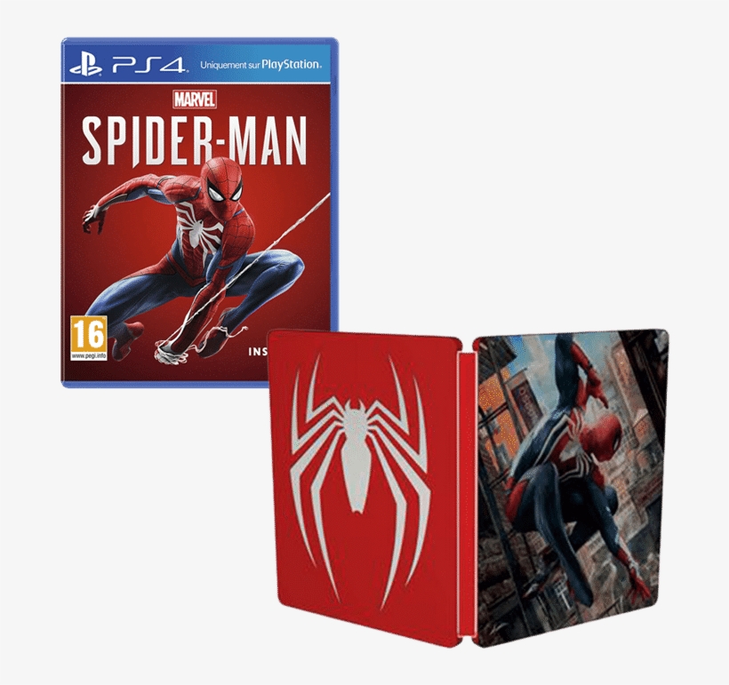 Spider Man Steelbook Ps4, transparent png