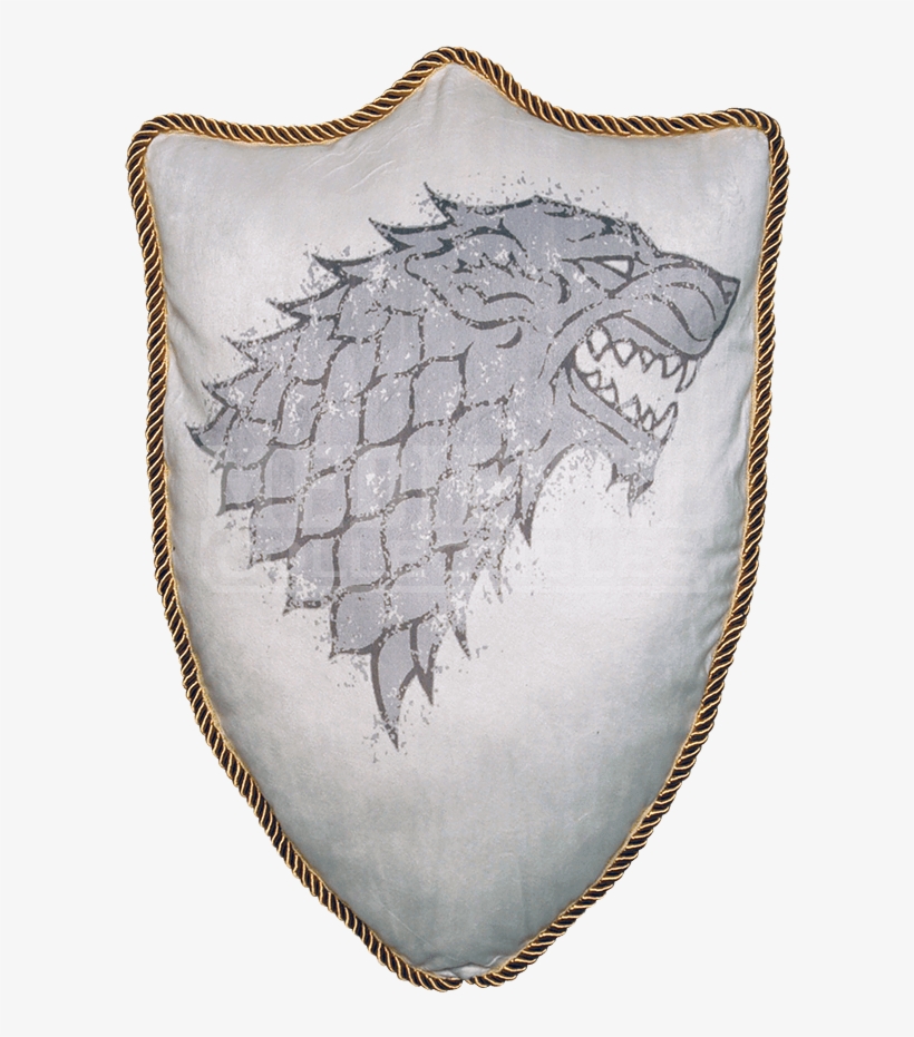 Game Of Thrones House Stark Sigil Throw Pillow - Factory Entertainment Game Of Thrones House Stark Direwolf, transparent png