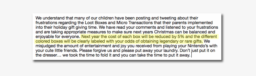 Loot Box Press Release - Right Justified Text, transparent png