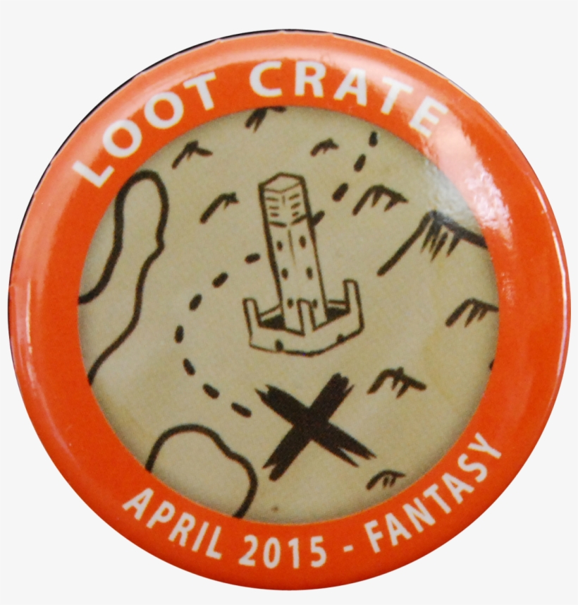 After This Month, There Will Only Be One Geek Alert - Loot Crate Pin Button April 2015 - Fantasy, transparent png