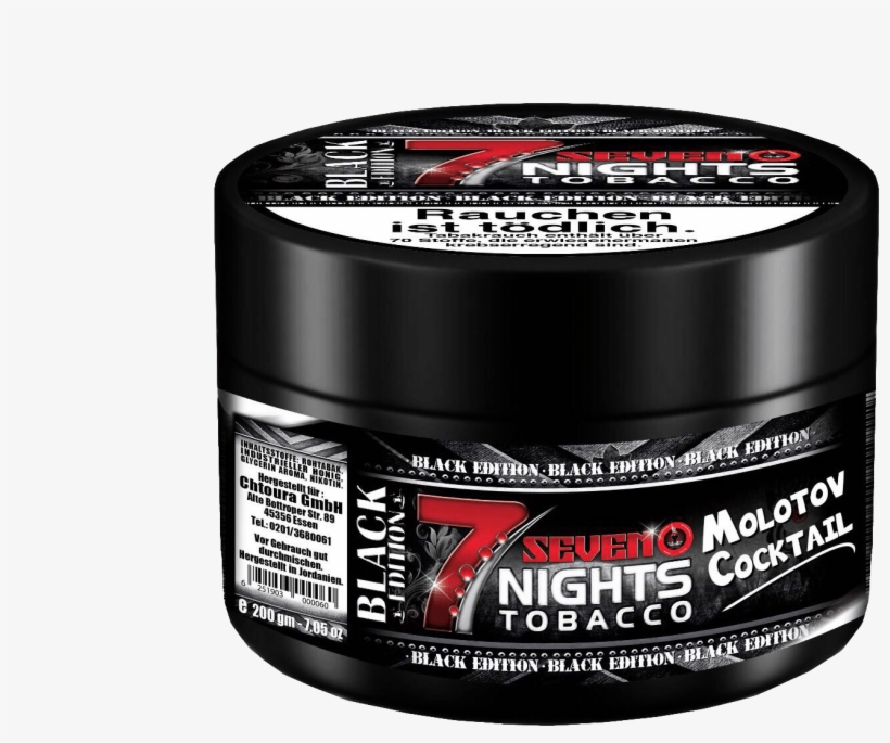 7 Nights Black "molotov Cocktail" 200g - Cosmetics, transparent png