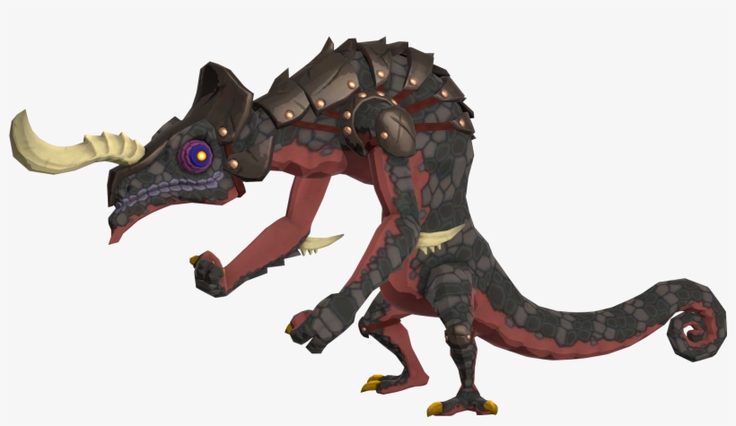 Botw Black Lizalfos Model - The Legend Of Zelda: Breath Of The Wild, transparent png