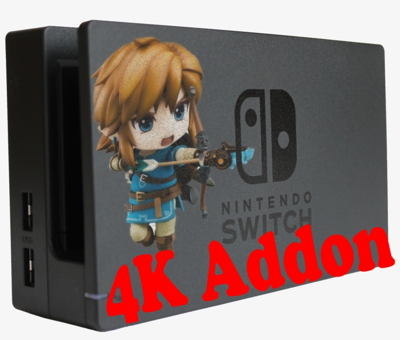 Nintendo Switch 4k Gaming Addon - Good Smile Company Nendoroid Link Zelda Breath Figu, transparent png