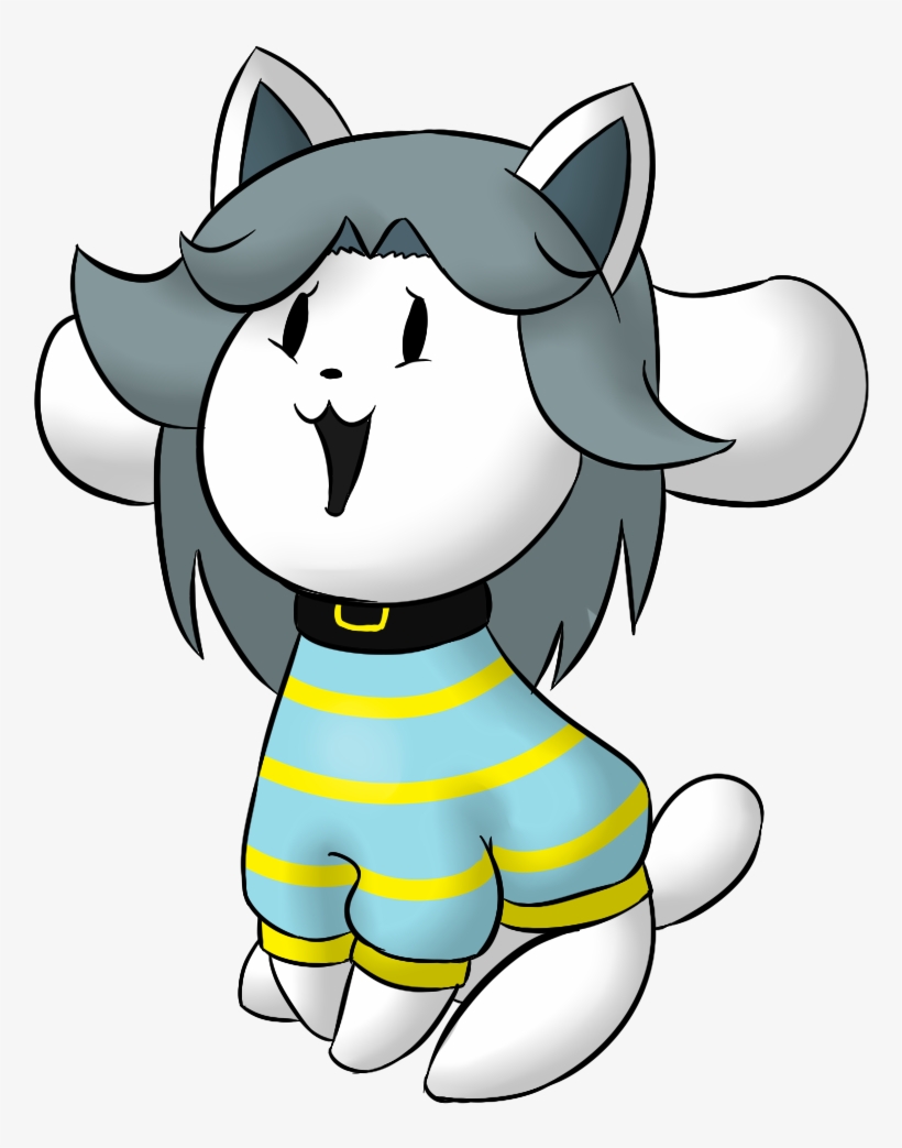 Temmie By Ponderingchibi-d9hl6f6 - Temmie Transparent, transparent png