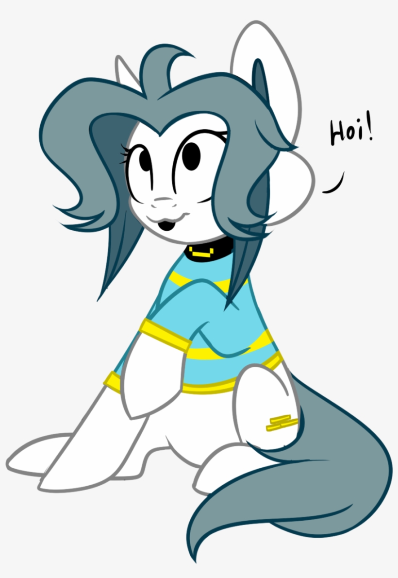 Despotshy, Clothes, Ponified, Safe, Shirt, Simple Background, - Temmie Pony Cutie Mark, transparent png