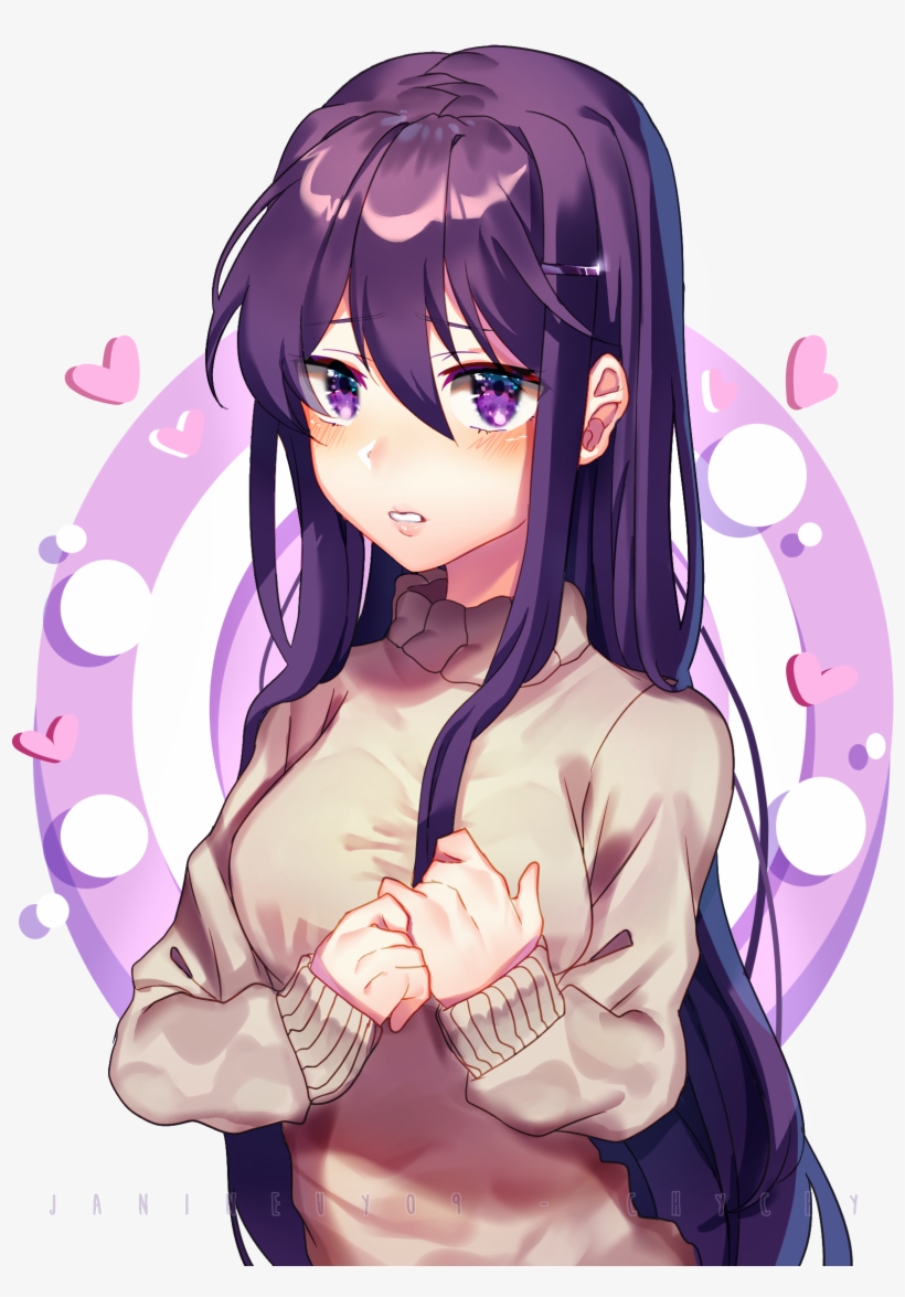 Yuri ,doki Doki Literature Club,foreign Vn, - Doki Doki Literature Club!, transparent png