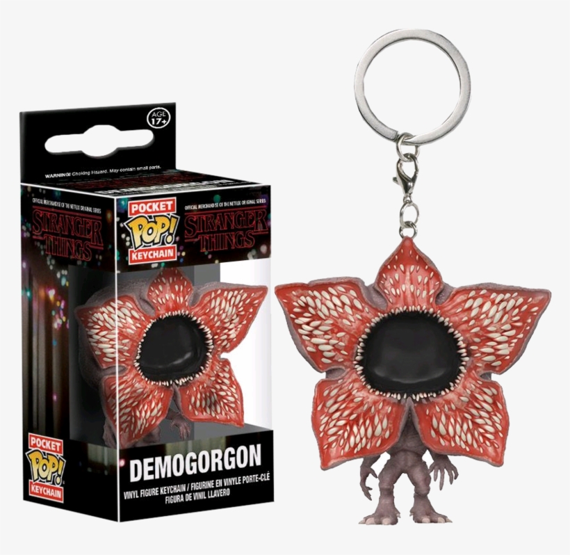 Demogorgon Pocket Pop Vinyl Keychain - Funko Stranger Things Keychain, transparent png