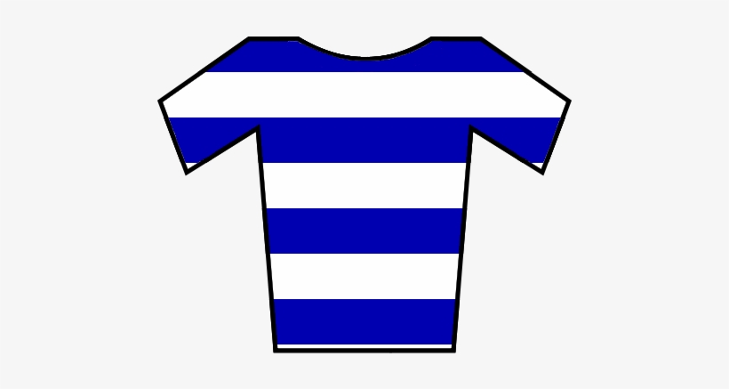 Soccer Jersey Blue-white - Clip Art, transparent png