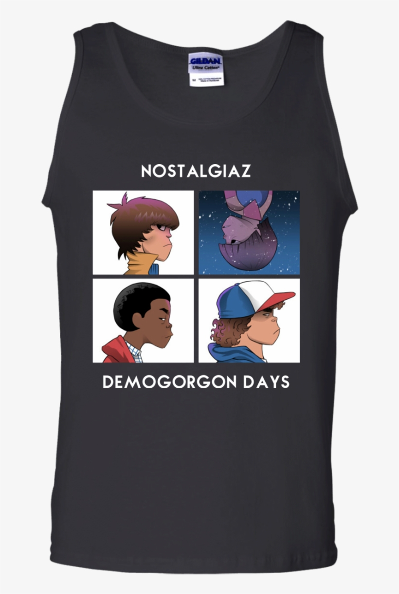 Stranger Things Nostalgiaz Demogorgon Days Unisex Tshirt, - Stranger Things Gorillaz, transparent png