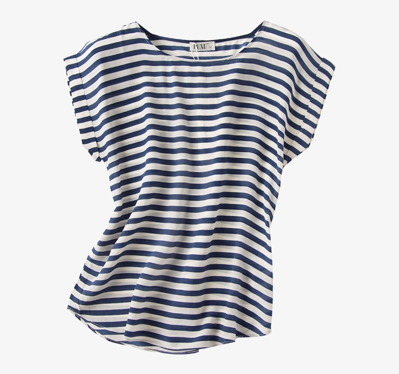 2018 New European And American Style Silk Blue And - Blouse, transparent png