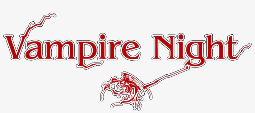 By Sega's Wow Entertainment, Distributed Through Namco - Vampire Night Ps2 Logo, transparent png