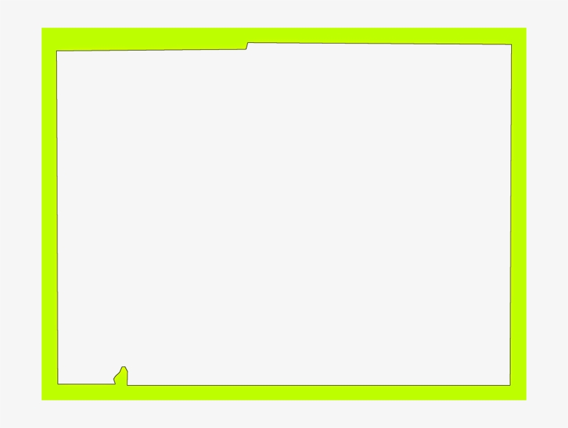 A Plain Frame Map Of Desoto - Colorfulness, transparent png