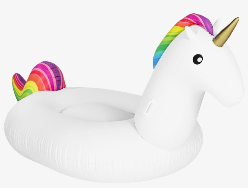 Unicorn Floatie Ftestickers Freetoedit - Inflables Para El Agua De Unicornio, transparent png