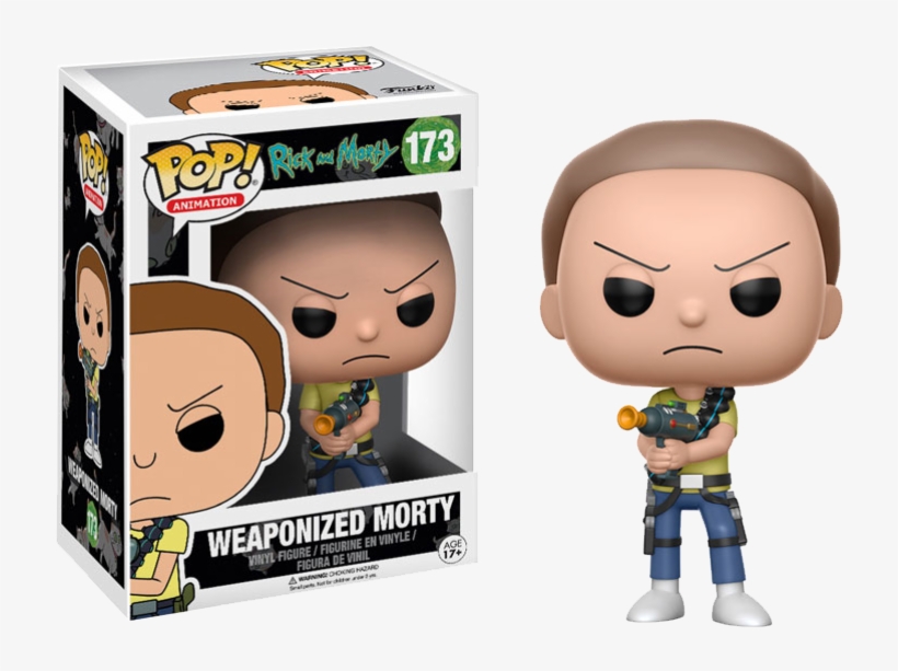 Pop Figure Rick And Morty Morty Weaponized - Figurine Pop Rick And Morty, transparent png