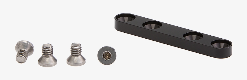 Single Connecting Piece With 4 Screws - Screw, transparent png