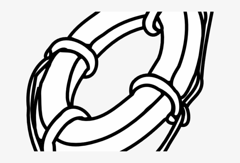 Pool Clipart Pool Floatie - Pelampung Clipart Black And White - 640x480