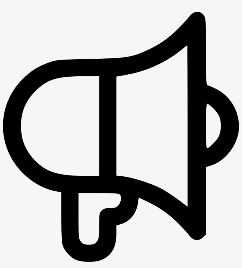 Megaphone Comments - Drawing, transparent png