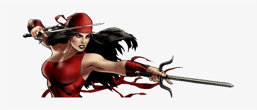 Elektra Dialogue 1 - Demolidor E Elektra Desenho, transparent png