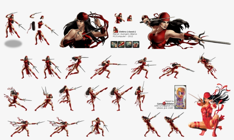 Click For Full Sized Image Elektra - Elektra Natchios Cosplay Costume, transparent png