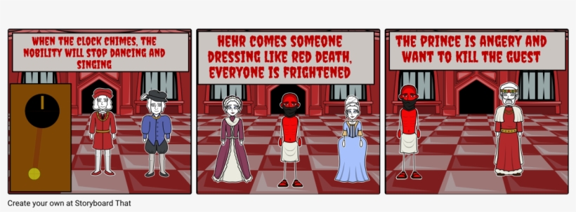 The Masque Of Red Death - Cartoon, transparent png