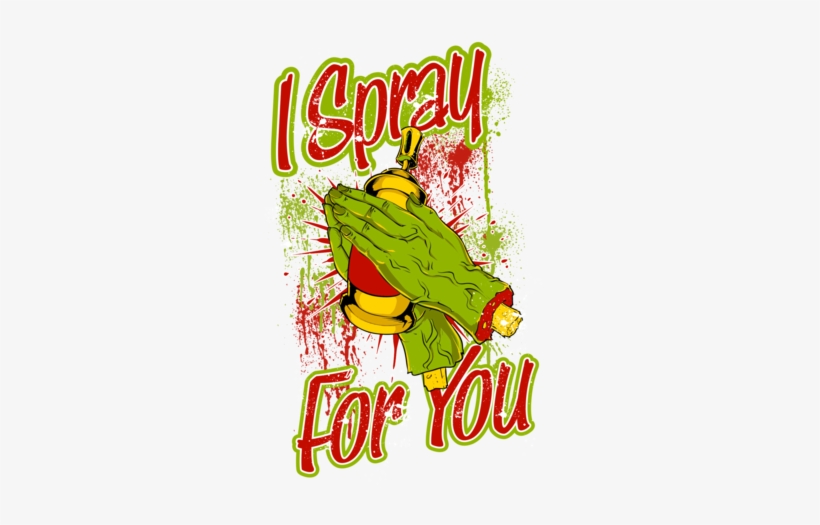 Dark I Spray For You Black, 60x40cm Auf Leinwandbild, transparent png