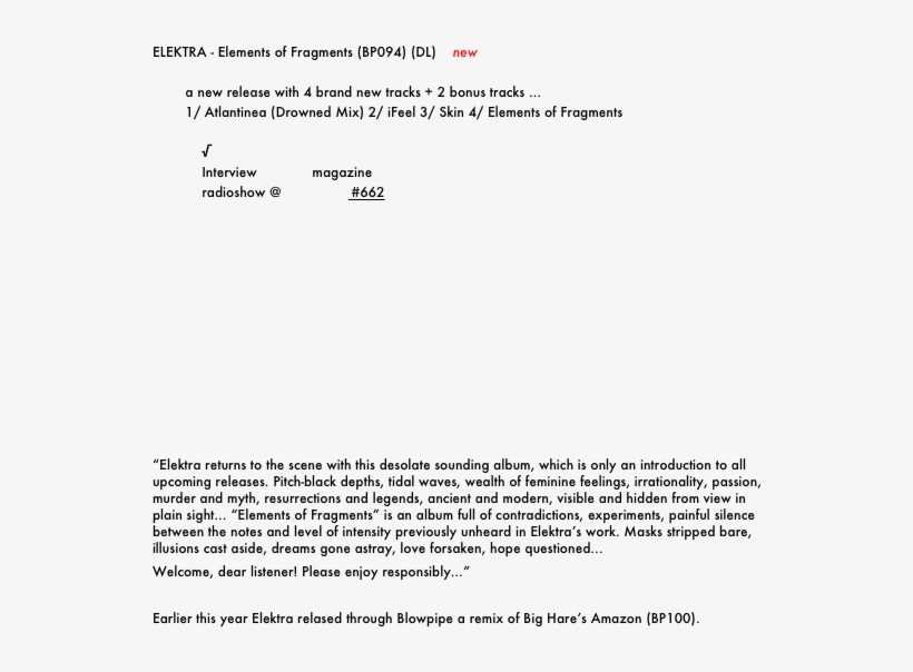 Elements Of Fragments (dl) New A New Release With Shapeimage - Elements Of Fragments, transparent png