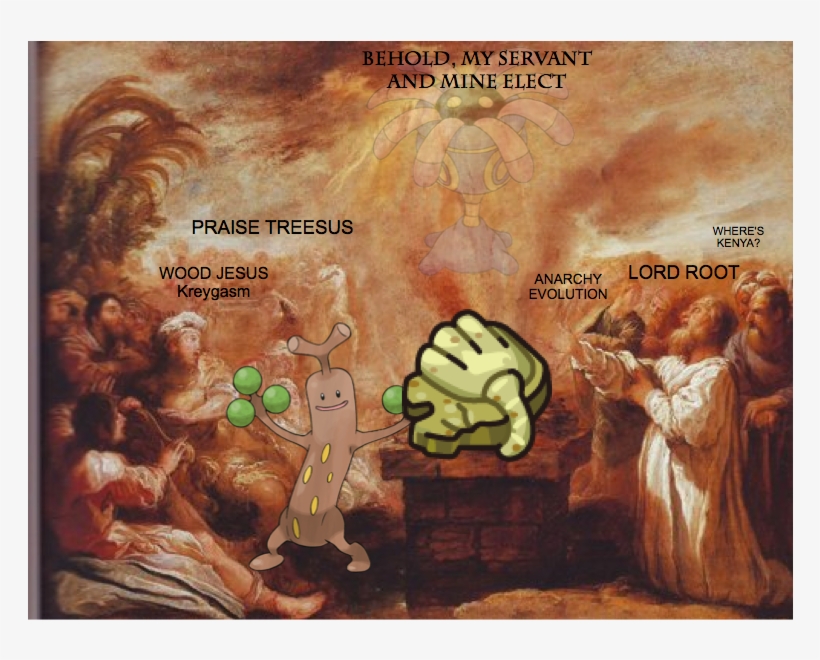 Tpp Heart Gold[dumb Art] Bonsly Evolves Into Sudowoodo - Power Encounter In Spiritual Warfare, transparent png