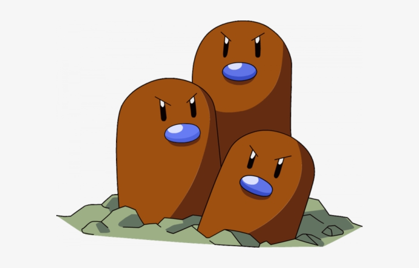 List Of Trios - Pokemon Dugtrio, transparent png