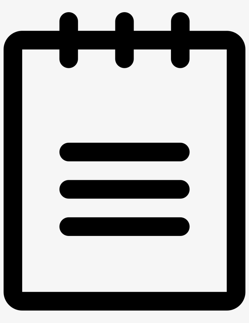 Notepad Comments - Notepad Png Icon, transparent png