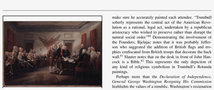 Artist John Trumbull, The Declaration Of Independence, - Declaration Of Independence, transparent png