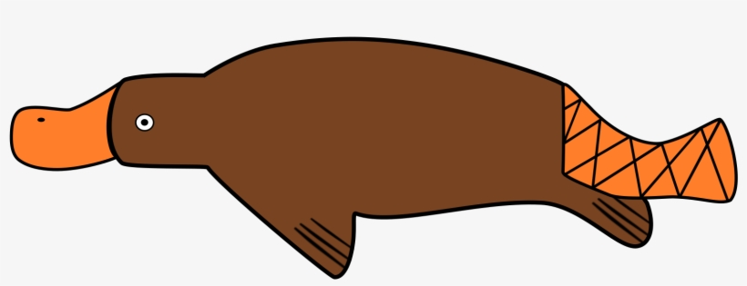 Platypus Clip Art At Clker - Platypuses Poisonous Or Venomous, transparent png