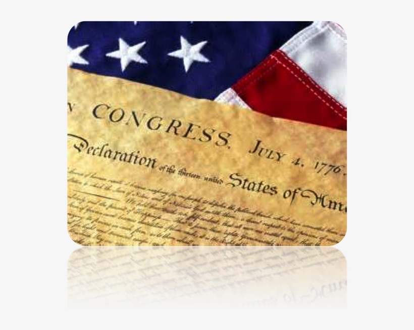 The Declaration Of Independence Announced To The World - Flag Us Declaration Of Independence, transparent png