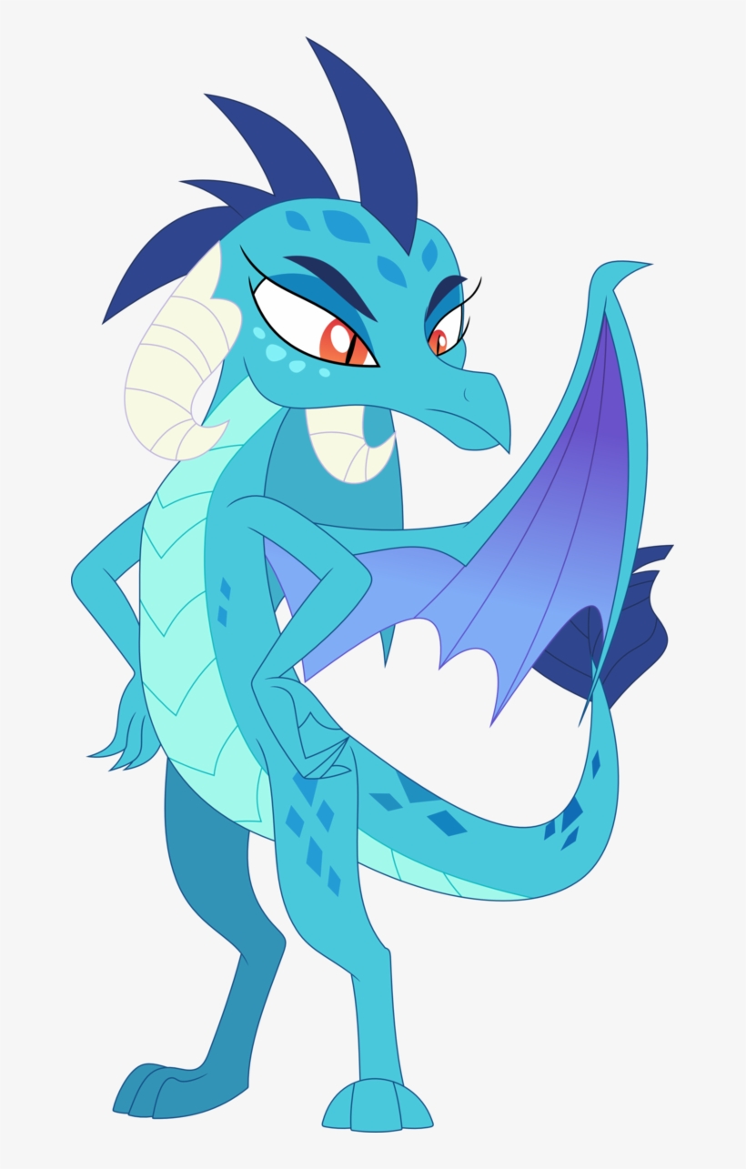 Banner Black And White Stock The Red Eyed Lord - Princess Ember Mlp, transparent png
